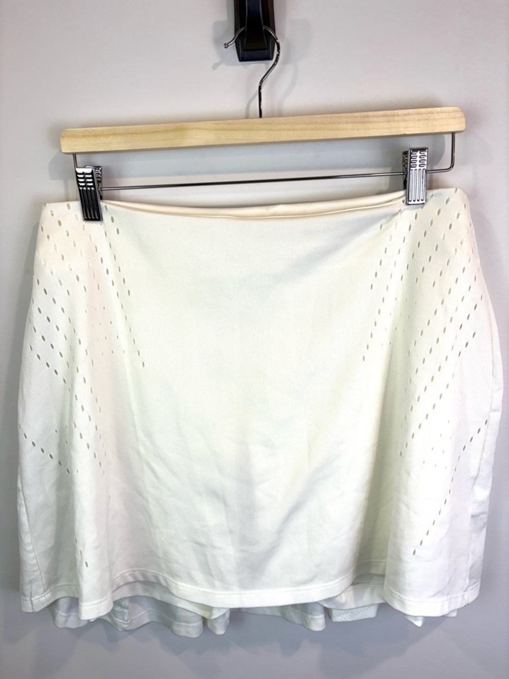 Nike Cream A-Line Knit Skort size L